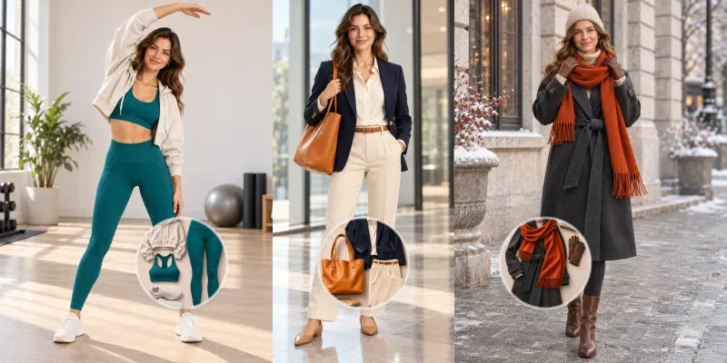 Flat Lay Fashion Model Ads