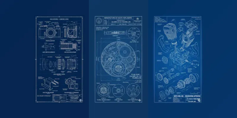 Blueprint Schematic Designs generated by undefined
