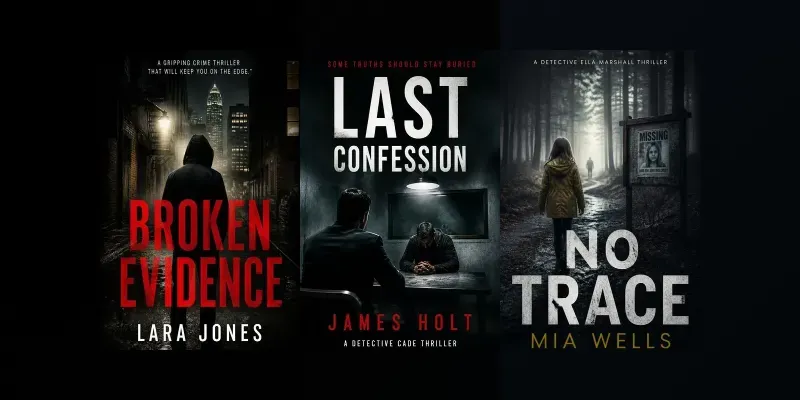 Cinematic Mystery Book Covers generated by undefined