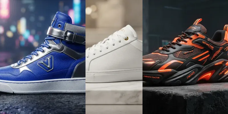 Commercial Sneaker Design Photography generated by undefined