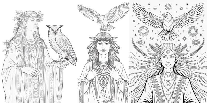 Mystical Shaman Majestic Animal Art generated by undefined