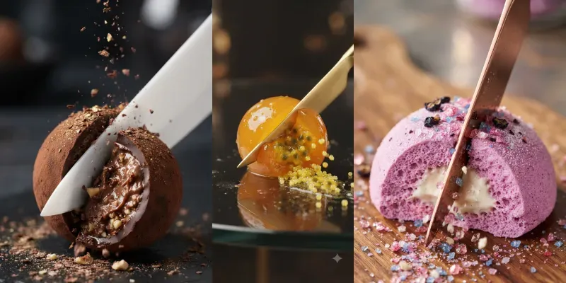 Macro ASMR Candy Dessert Animations generated by undefined