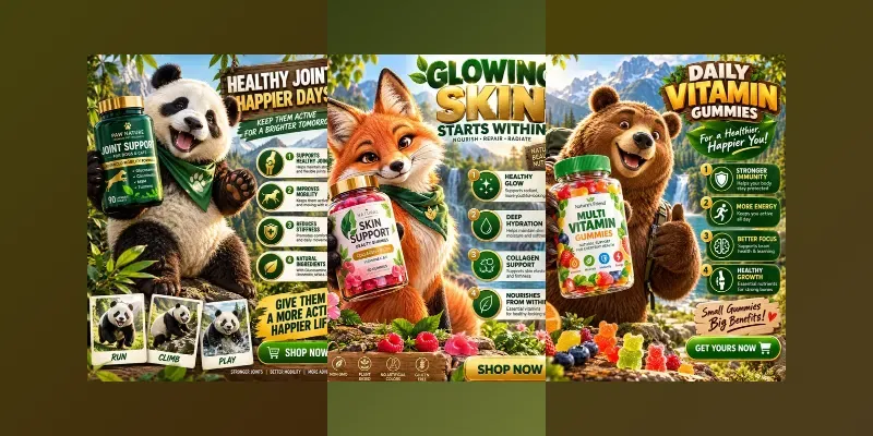 Animal Wellness Ad Infographics
