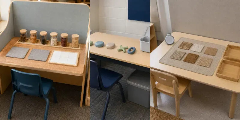 Sensory Learning Station Photos generated by undefined