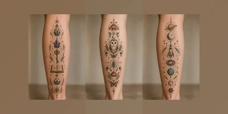 Geometric Totem Symbol Tattoo Collections generated by undefined