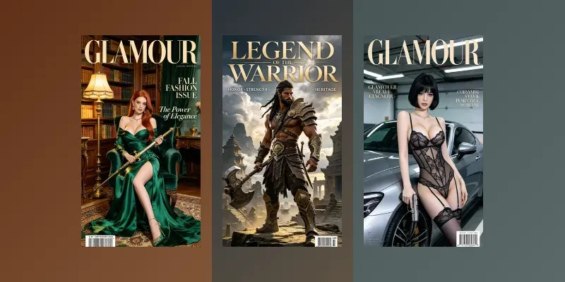 Luxury Magazine Cover Portraits