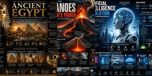 Cyberpunk History Infographic Posters generated by chatgpt-image