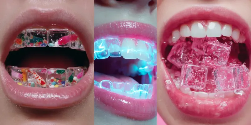 Aquarium Teeth Surreal Mouths generated by undefined