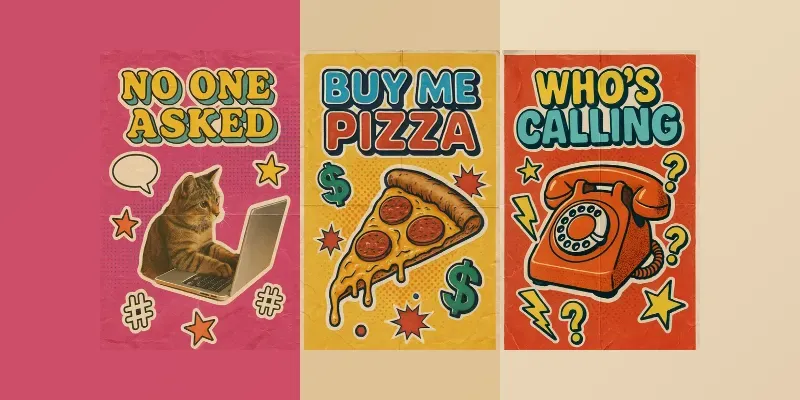 Retro Collage Poster Generators generated by undefined