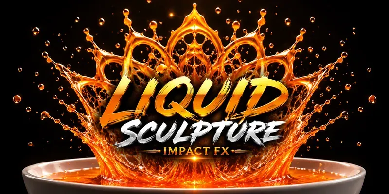 Liquid Sculpture Impact FX generated by undefined