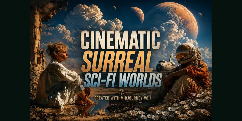 Cinematic Surreal Scifi Worlds generated by undefined