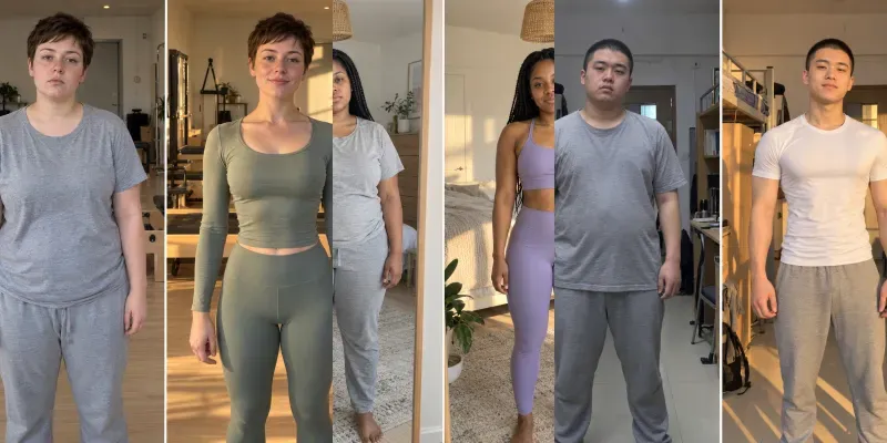 Realistic Before After Fitness Photos