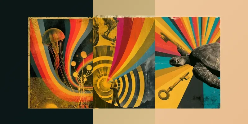 Retro Rainbow Reveries generated by undefined