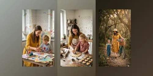 Mothers Day Blurred Stories generated by gemini-image