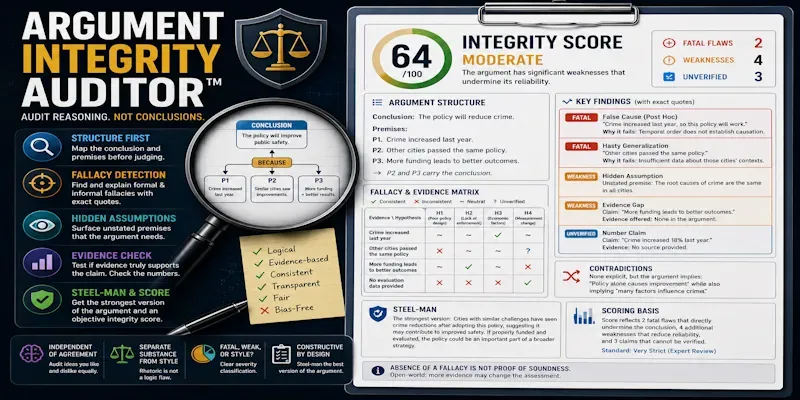 Argument Integrity Auditor generated by undefined