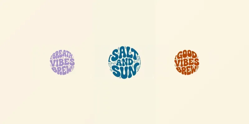 Retro Bubble Circle Design Visuals generated by undefined