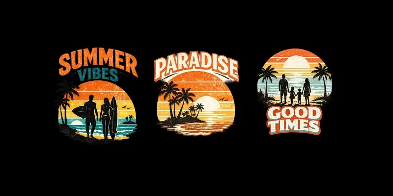 Vintage Sunset Tshirt Generator generated by undefined