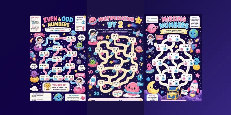 Cosmic Mathematical Labyrinths generated by undefined