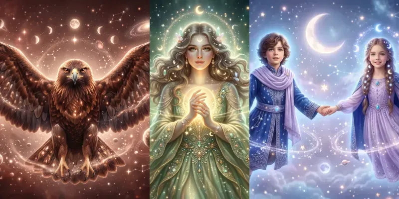 Cinematic Celestial Fantasy Portraits generated by undefined