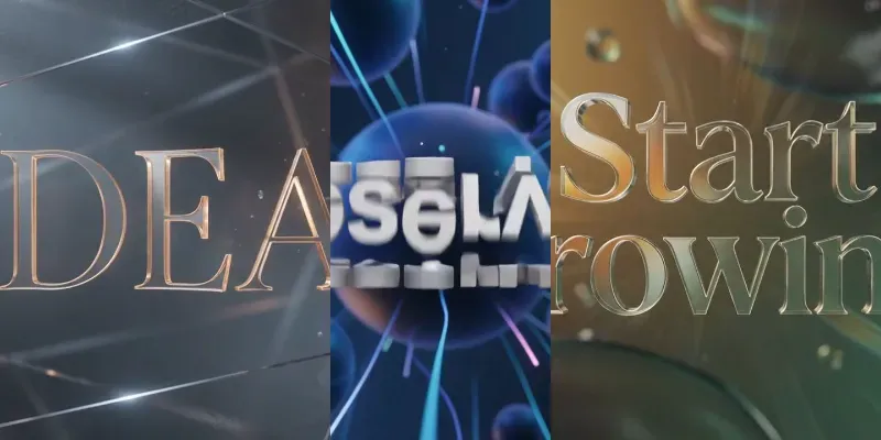Magic Typography Message Videos generated by undefined