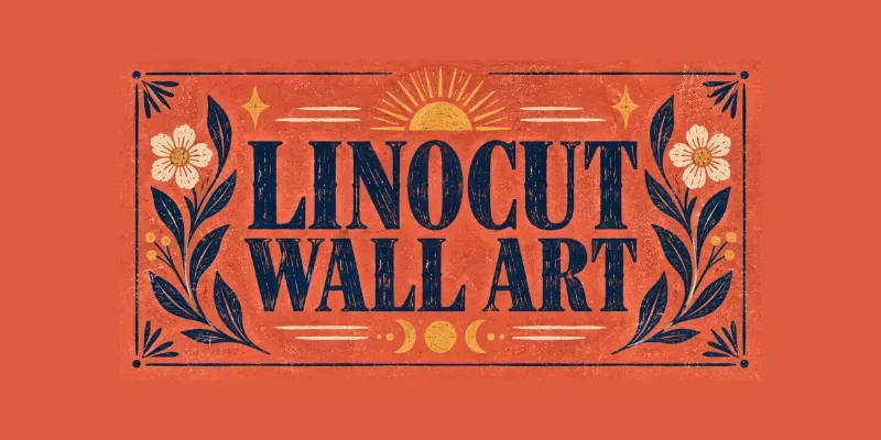 Linocut Wall Art Etsy generated by undefined