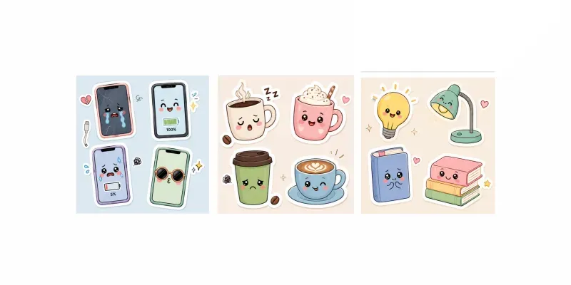 Emotional Object Stickers generated by undefined