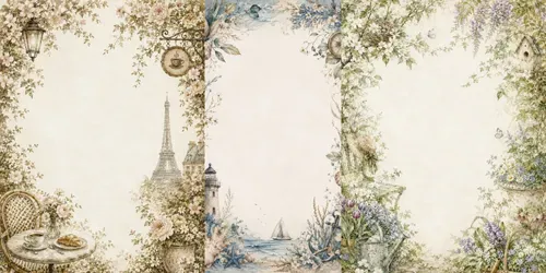 Botanical Dream Frames generated by chatgpt-image
