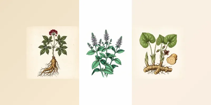 Botanical Medicinal Herb Illustrations generated by undefined