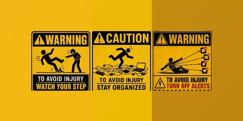 Minimalist Funny Warning Poster Packs generated by undefined