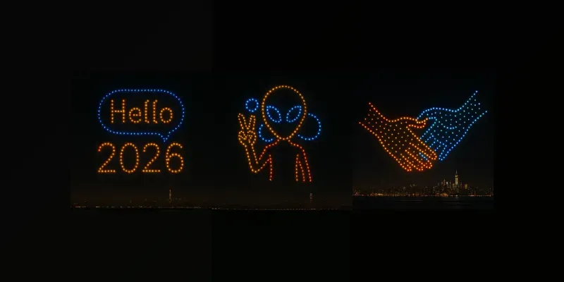 Drone Light Show Art generated by undefined