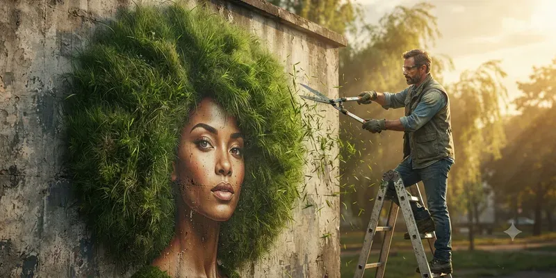 Living Mural Hair Transformations generated by undefined