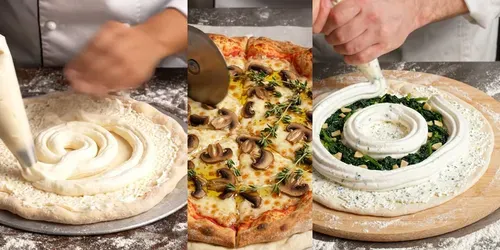 Stuffed Crust Pizza Videos generated by veo