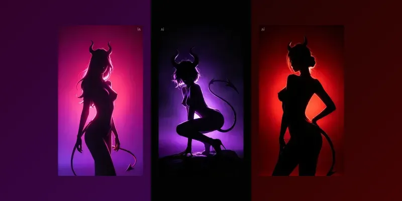 Devil Silhouette Art