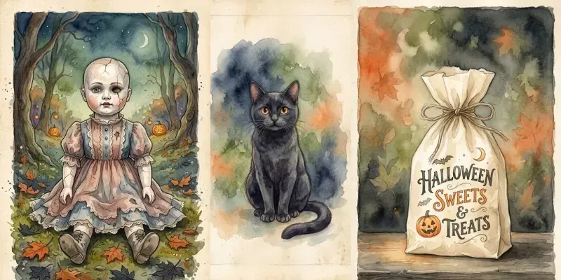 Vintage Halloween Storybooks