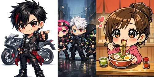 2 Chibi Style Bundles generated by chatgpt-image