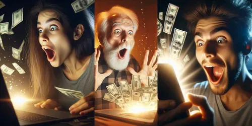 Money Reaction Thumbnails High Ctrs generated by chatgpt-image