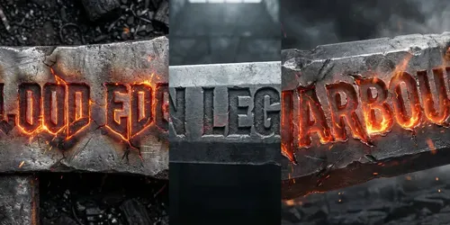Engraved Weapon Game Logos generated by gemini-image