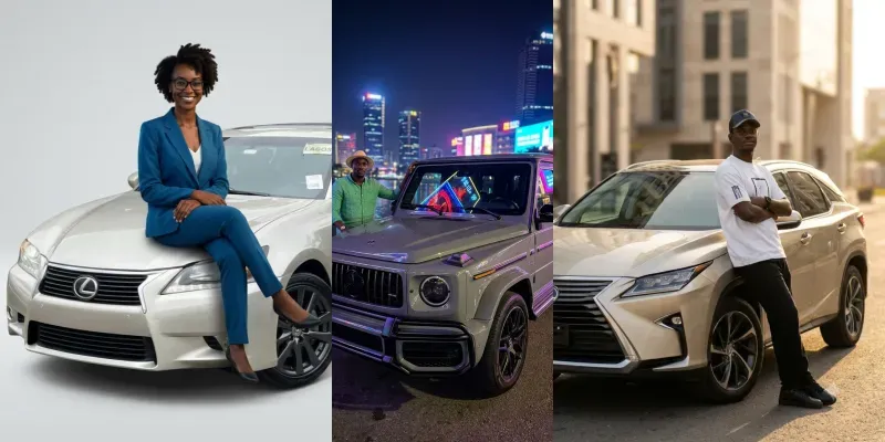 Car Person Image Photoshoots generated by undefined