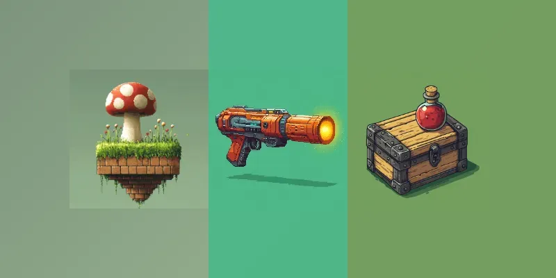 Pixel Art Game Assets generated by undefined