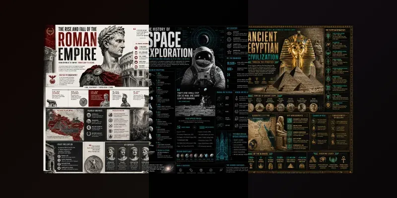 Epic Historical Infographic Generator generated by undefined
