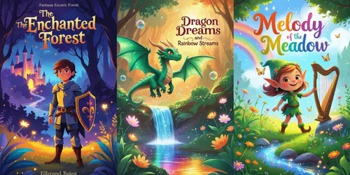 Kdp Kids Book Cover Designs generated by leonardo