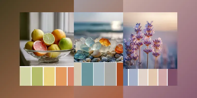 Natural Calm Photo Color Swatches generated by undefined