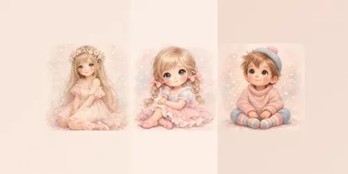 Whimsical Pastel Kids Characters generated by chatgpt-image