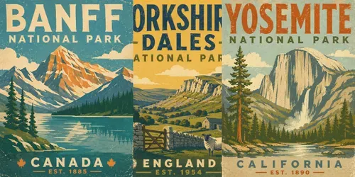Retro National Park Tshirt Designers generated by chatgpt-image