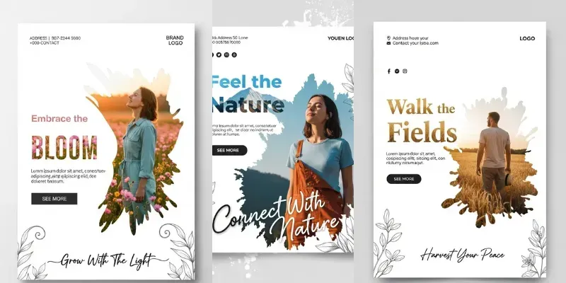 Wild Nature Social Templates generated by undefined