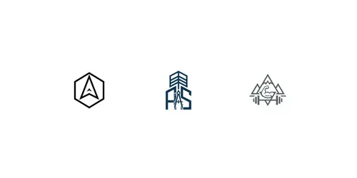 Symmetrybased Minimalist Logo Generator generated by gemini-image