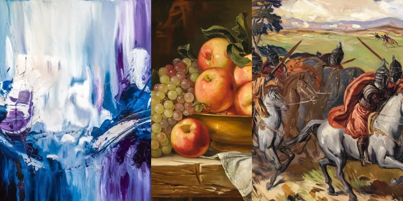 Oil Paintings For Artistic Crea generated by undefined