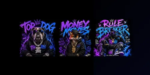 Urban Graffiti Beast Tshirt Designs Pro generated by chatgpt-image