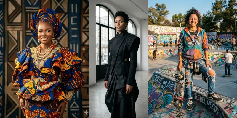 Fashion Archetypes From Around The World generated by undefined