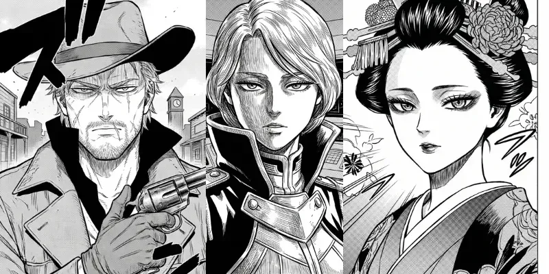 Yuki Tabata Style Black Clover Manga Art generated by undefined